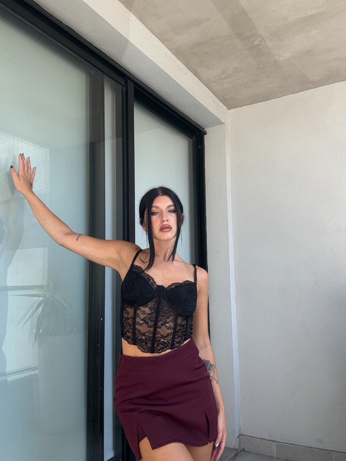 SHORT POLLERA SASTRERO TAJO