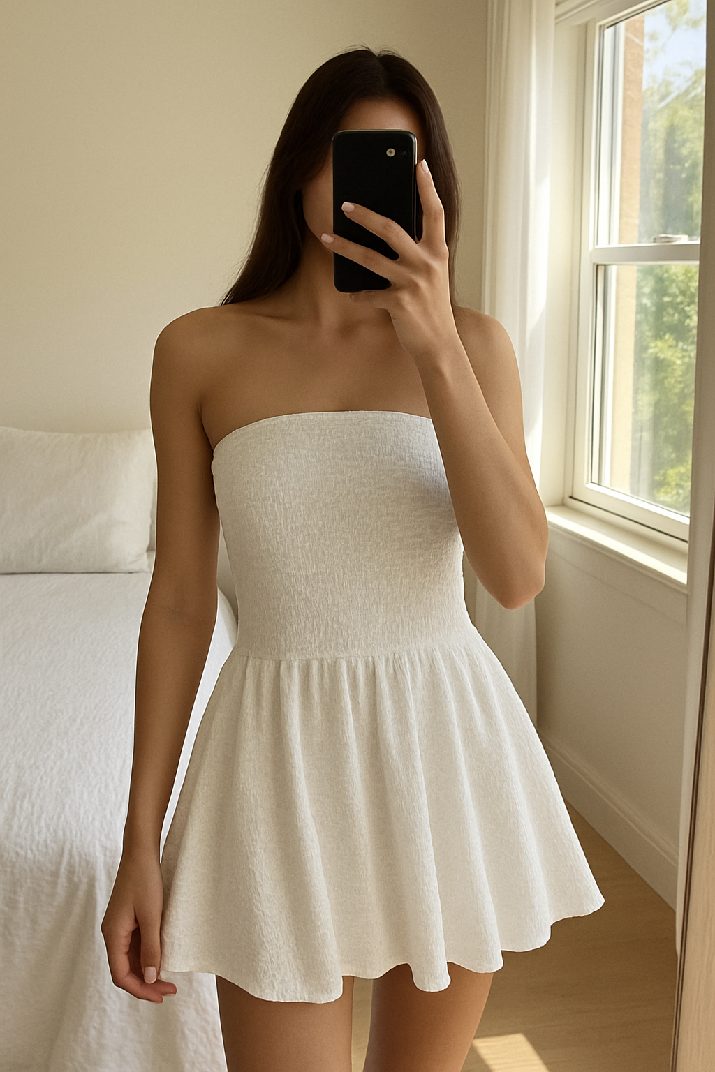 VESTIDO HAWAI ACAMPANADO