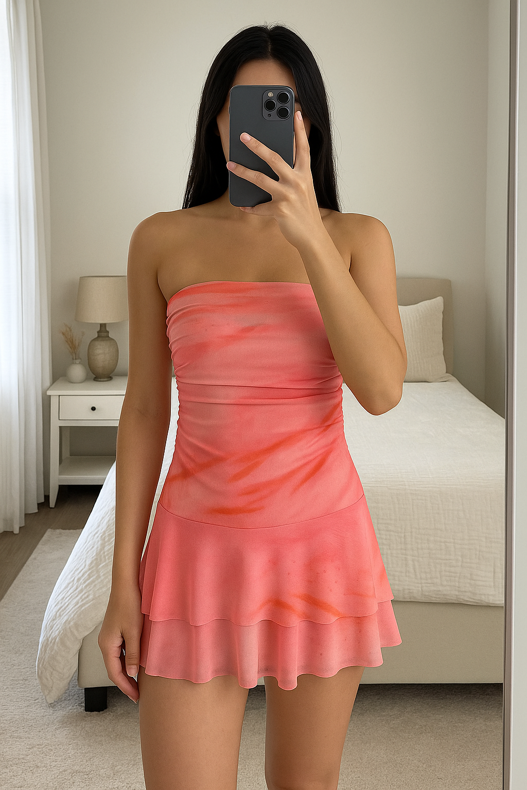 VESTIDO TUL VOLADOS