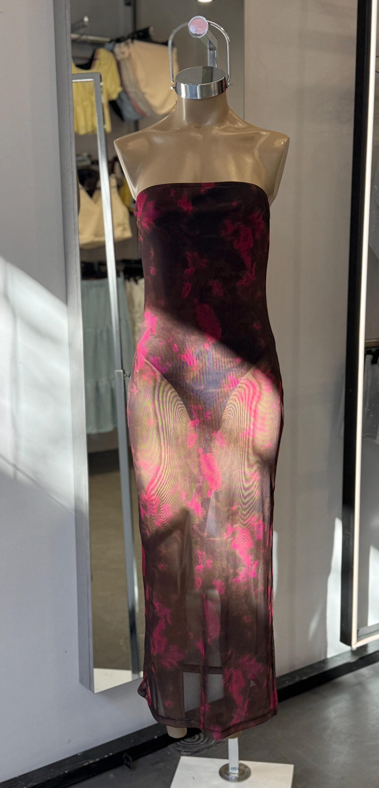 VESTIDO TUL LARGO CON BODY ADENTRO