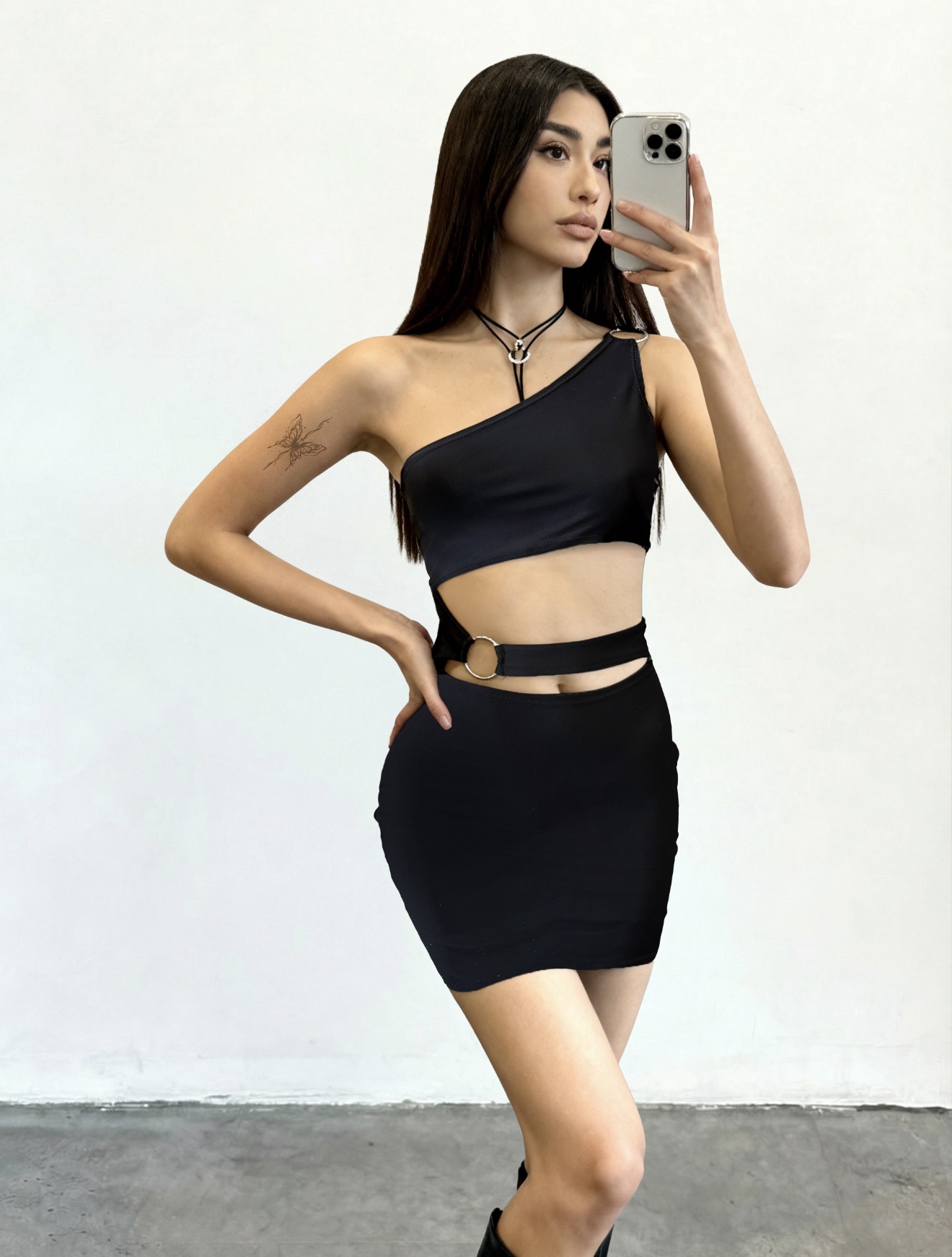 VESTIDO LYCRA UV IRREGULAR