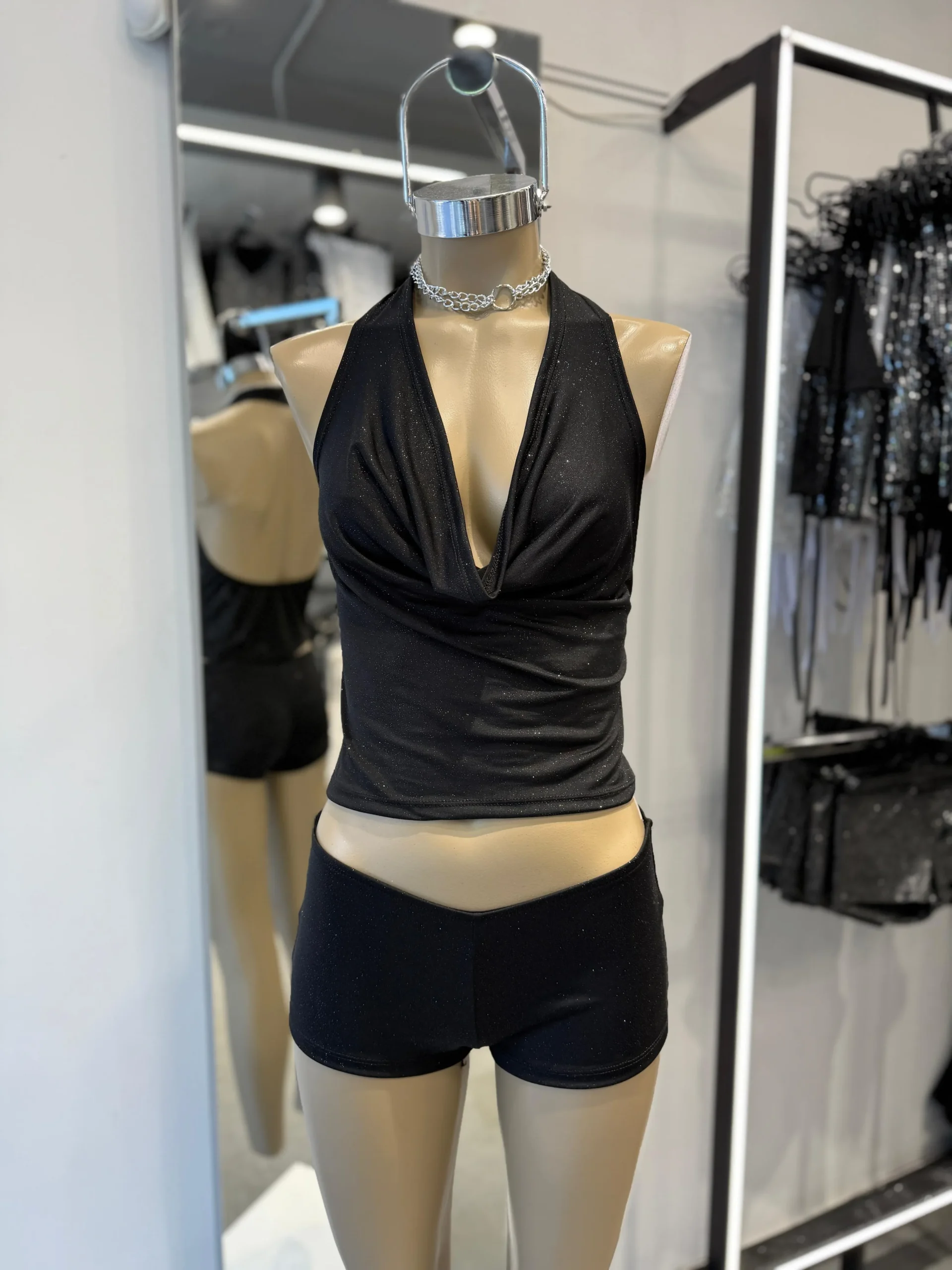 TOP MICROFIBRA GLITTER NICKY BUCHE