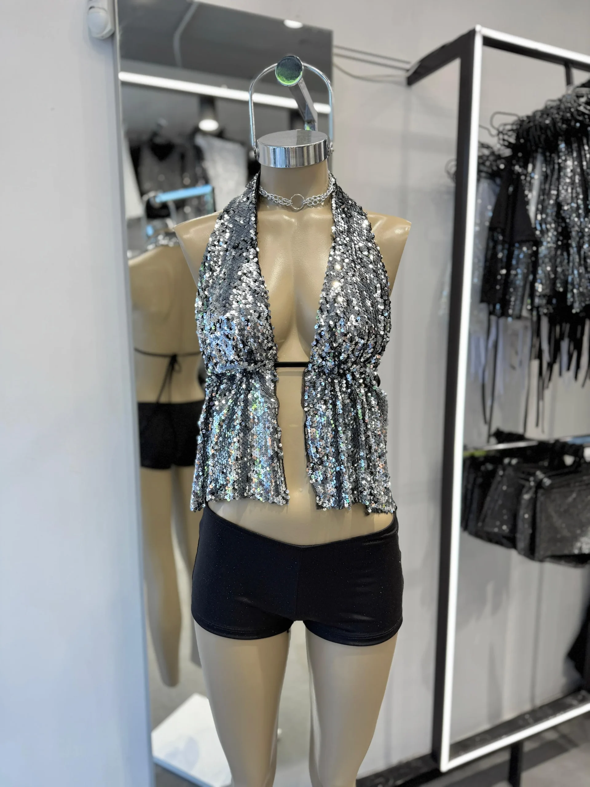 TOP LENTEJUELA TINI MARILYN