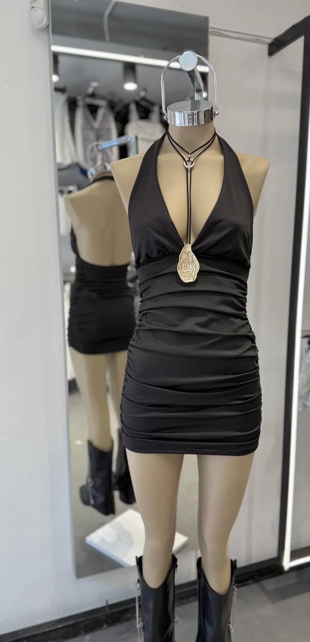 VESTIDO MICROFIBRA EMMA HEBILLA