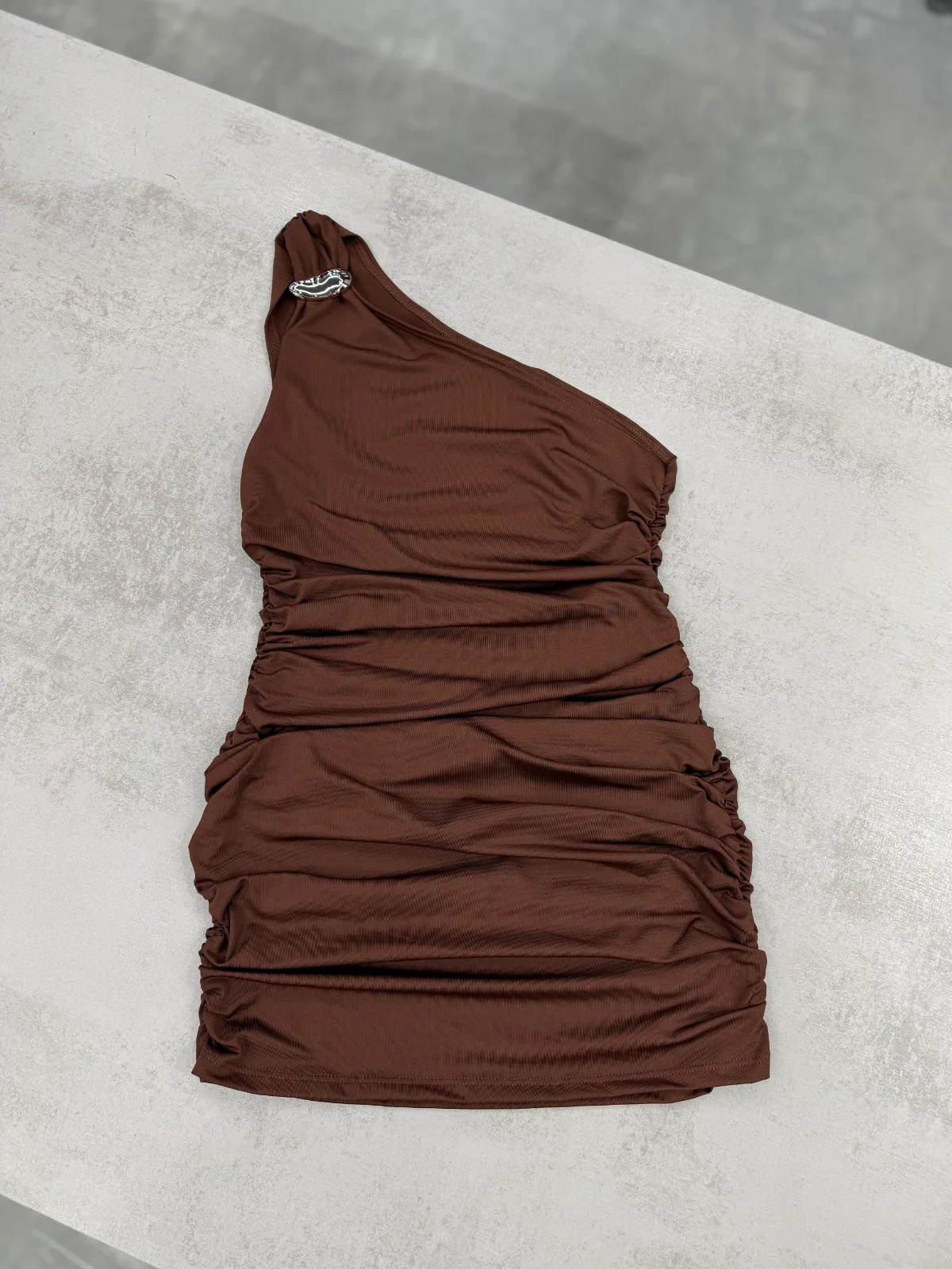 VESTIDO MICROFIBRA IRREGULAR GOTA