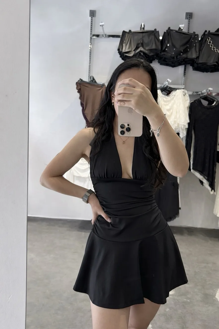 VESTIDO MICROFIBRA MARILYN VOLADO ABAJO