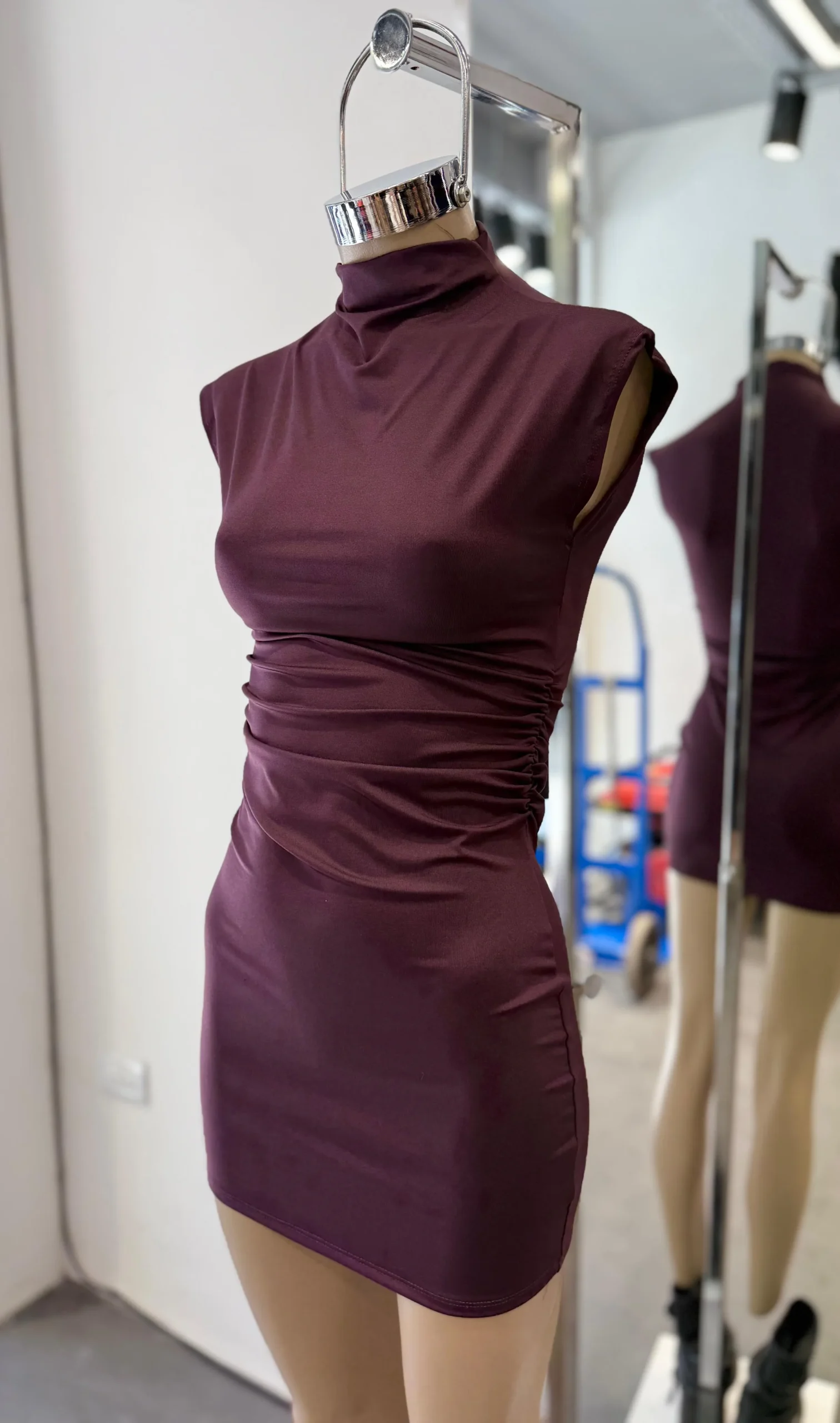 VESTIDO MICROFIBRA CUELLITO