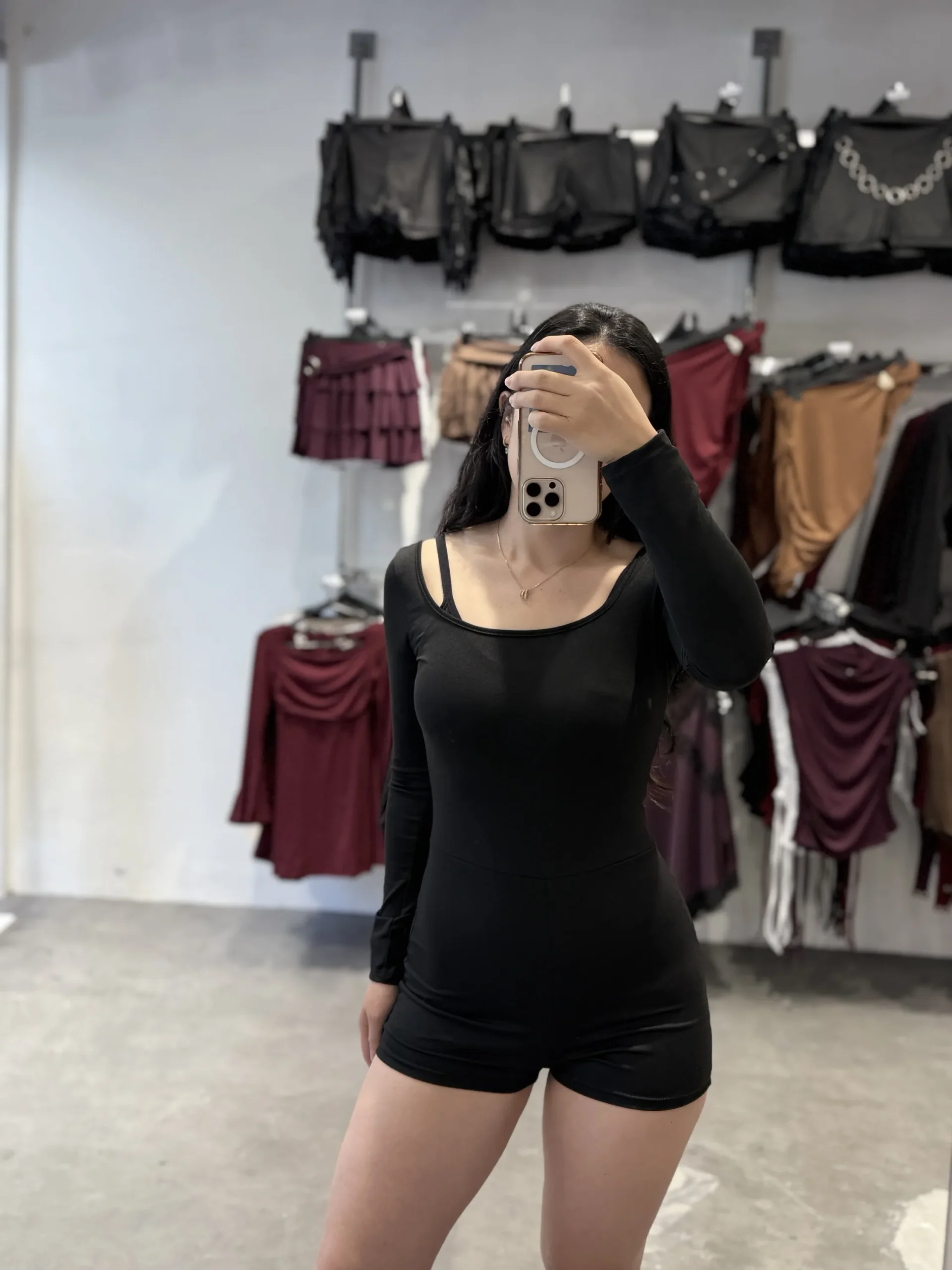 CATSUIT MODAL GAMUZADO MANGA LARGA