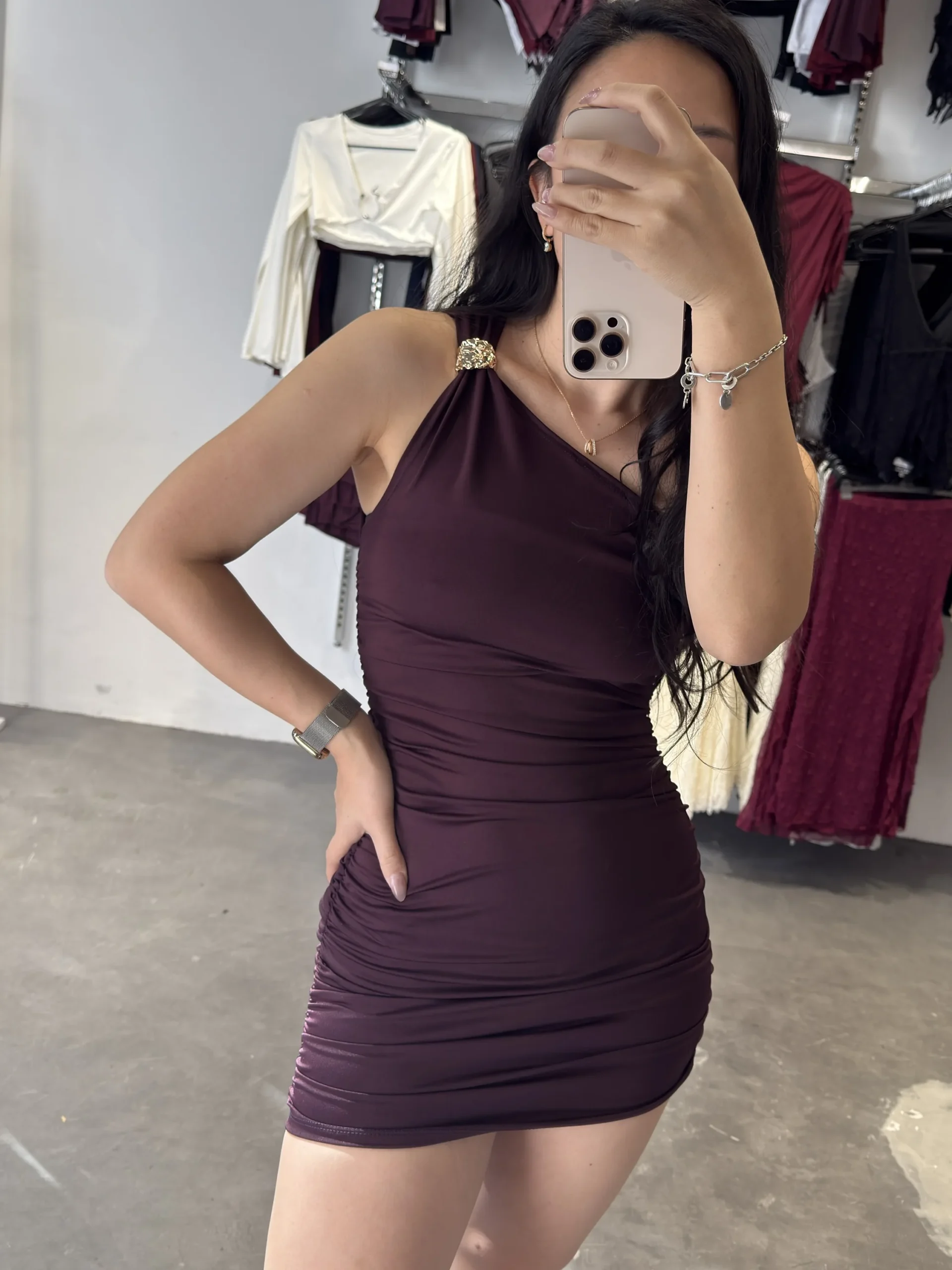 VESTIDO MICROFIBRA IRREGULAR GIA