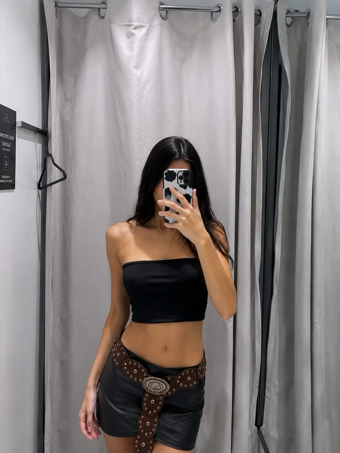 TOP STRAPLESS MICROFIBRA