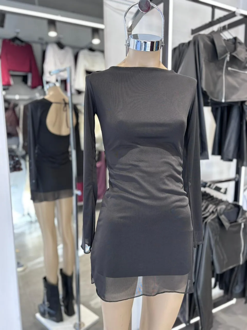 VESTIDO DE TUL MANGA