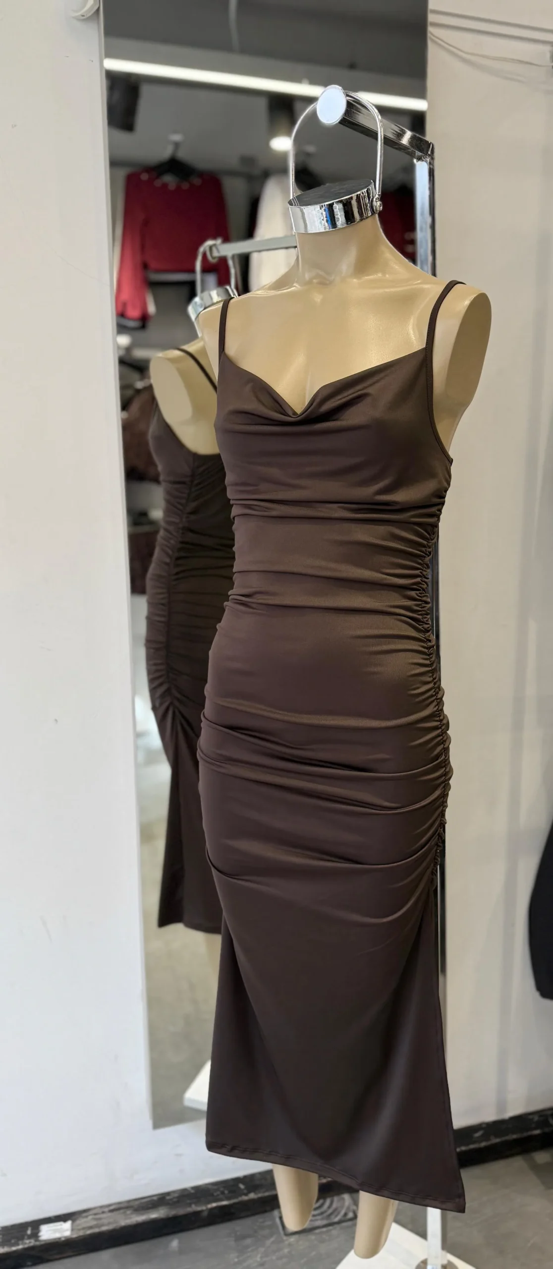 VESTIDO MICROFIBRA LARGO BUCHE - Image 2