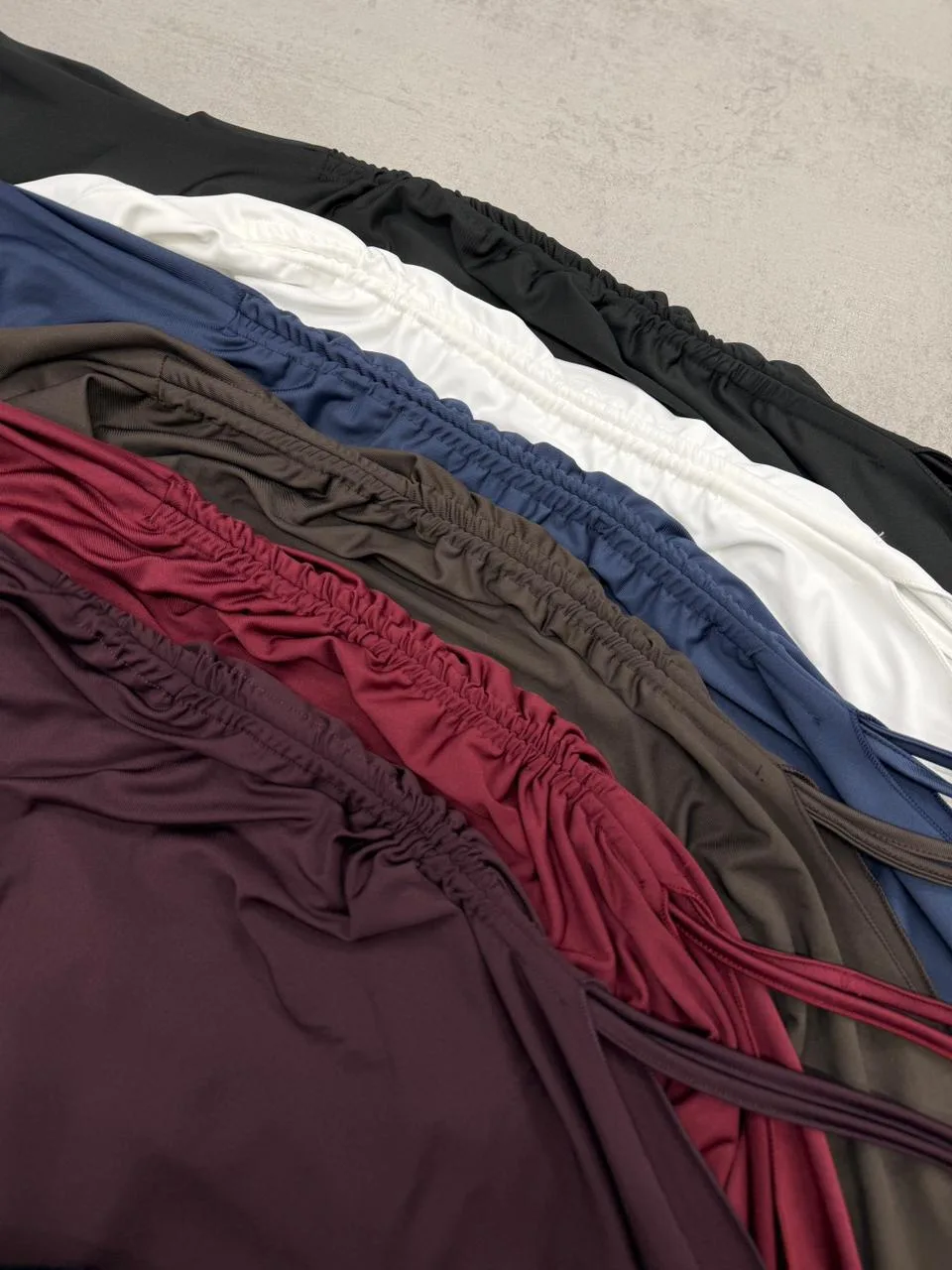 Alternative view of VESTIDO MICROFIBRA LARGO FRUNCE