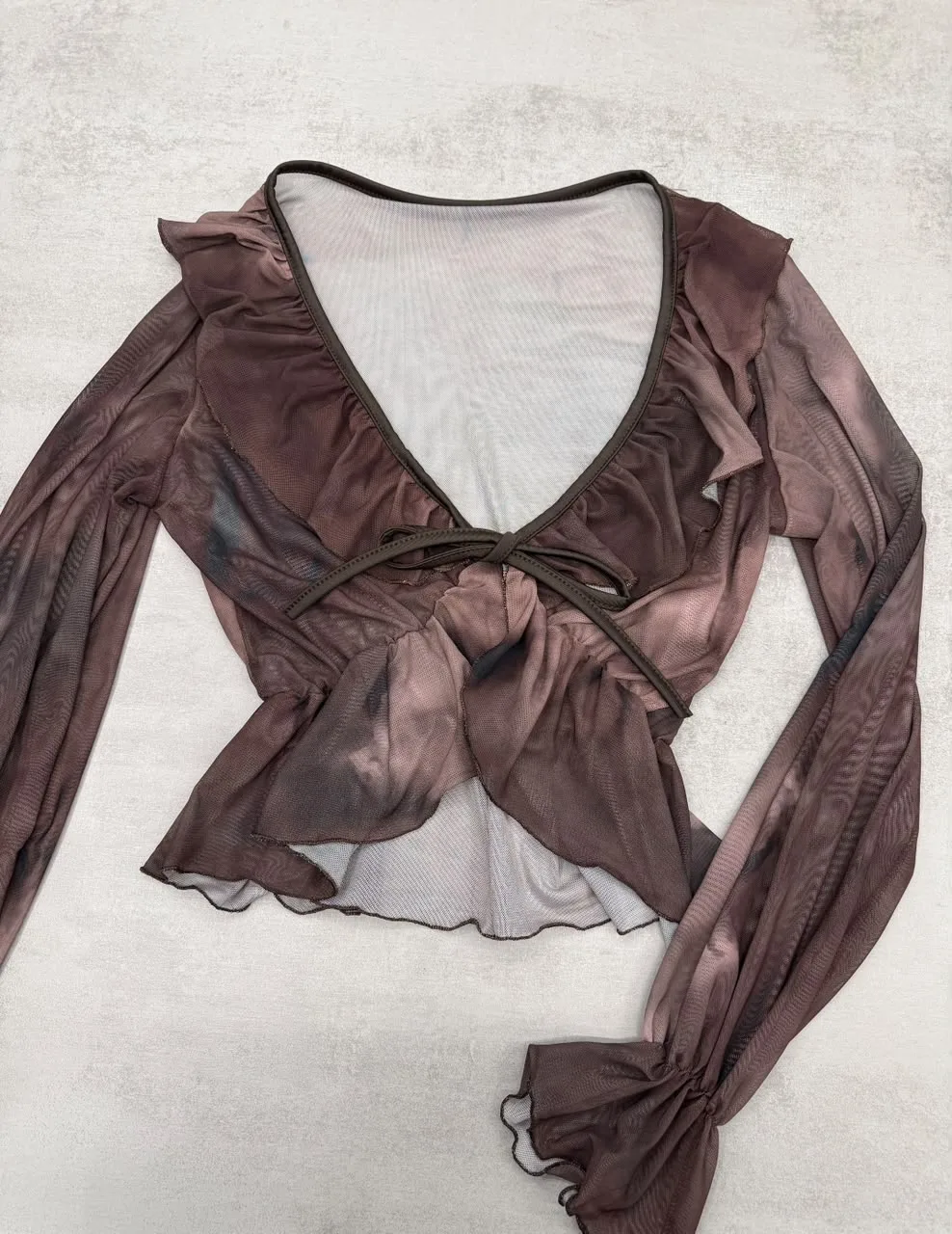 SACO TUL ESTAMPADO