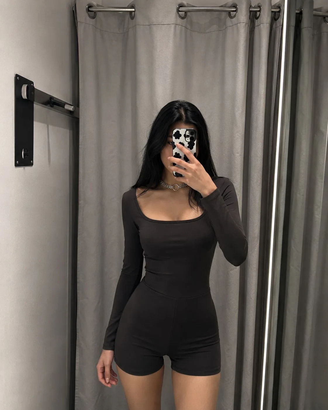 CATSUIT MICROFIBRA MANGA