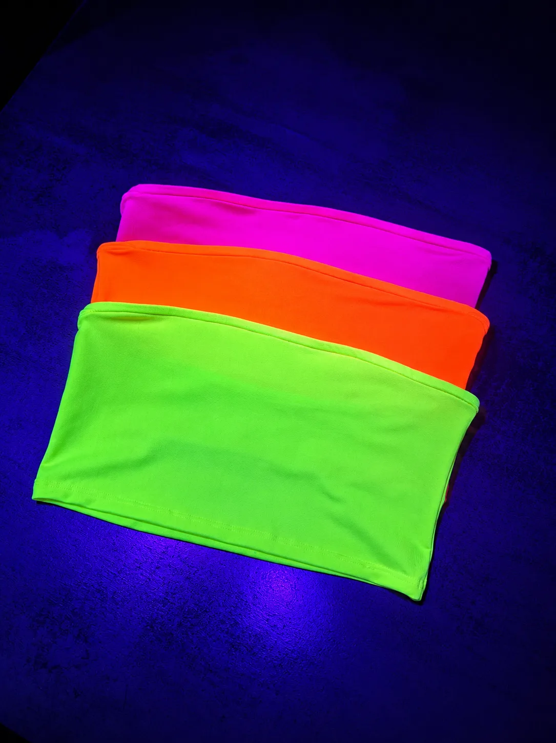 STRAPLESS MICROFIBRA FLUO