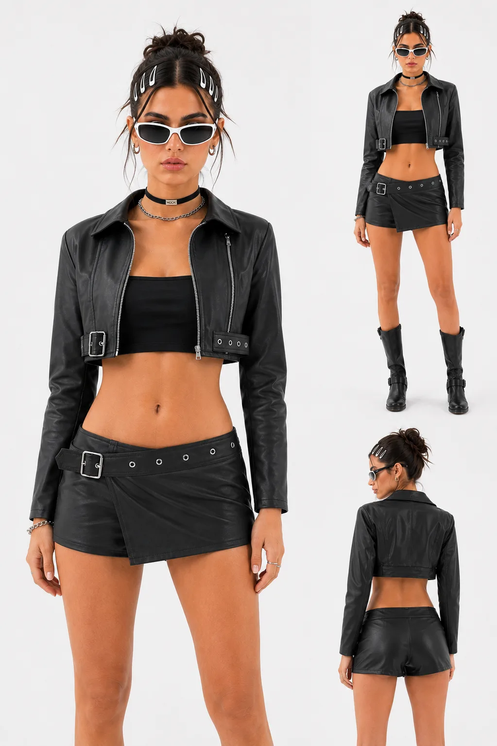 Alternative view of CAMPERA CUERINA HEBILLA