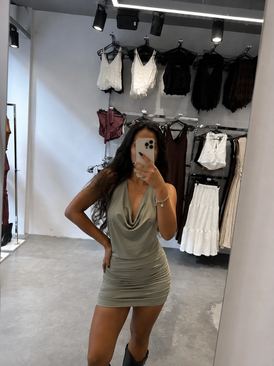 Alternative view of VESTIDO MICROFIBRA BOTE/BUCHE