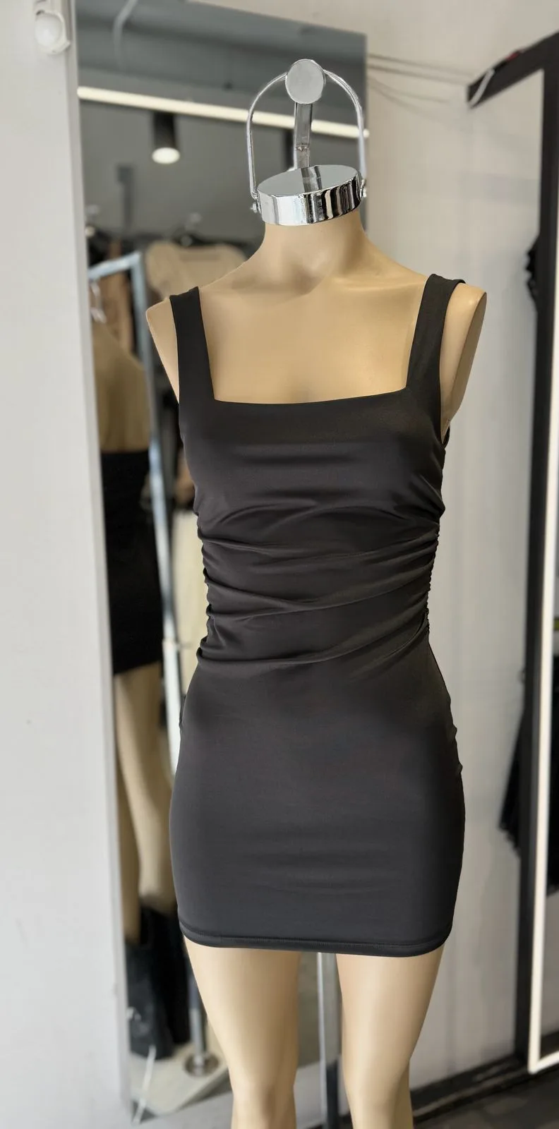 Alternative view of VESTIDO MICROFIBRA ESCOTE CUADRADO