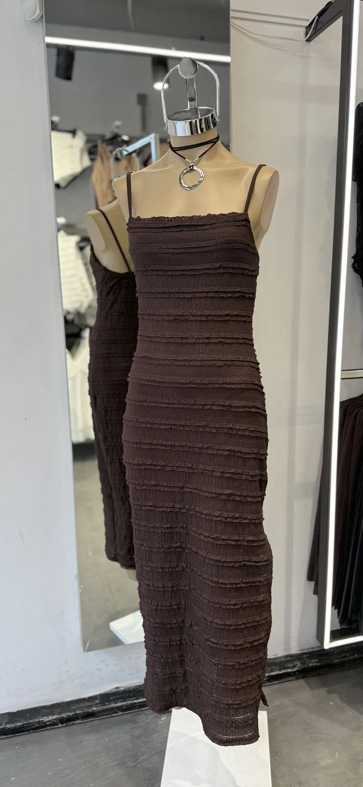 VESTIDO ENCAJE PARIS LARGO - Imagen 2